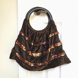 Dolce Vita DV Collection Sequin purse with Ring Handle